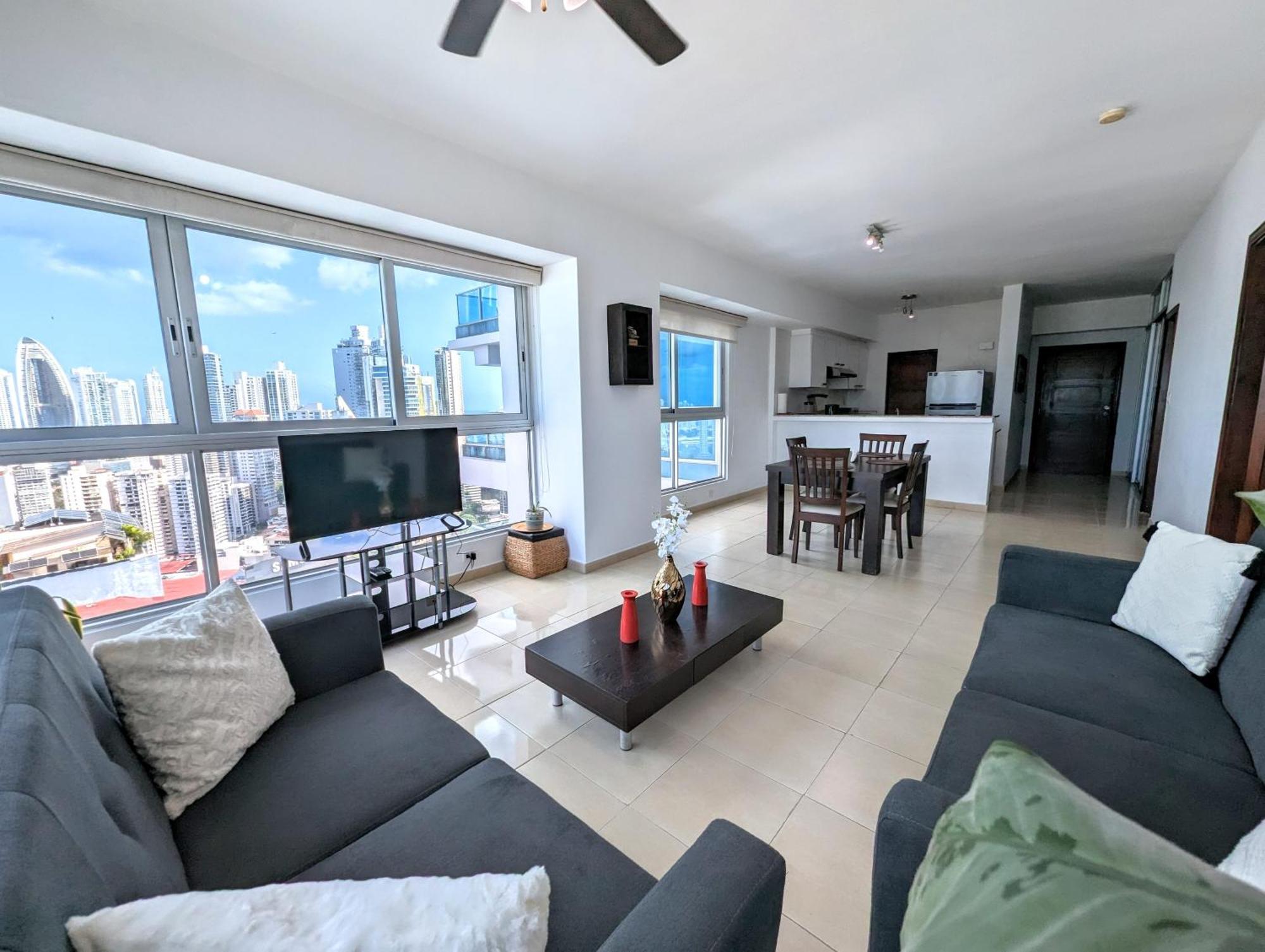 Yc 3602 L Apartamento 2Br En Av Balboa Панама Екстер'єр фото