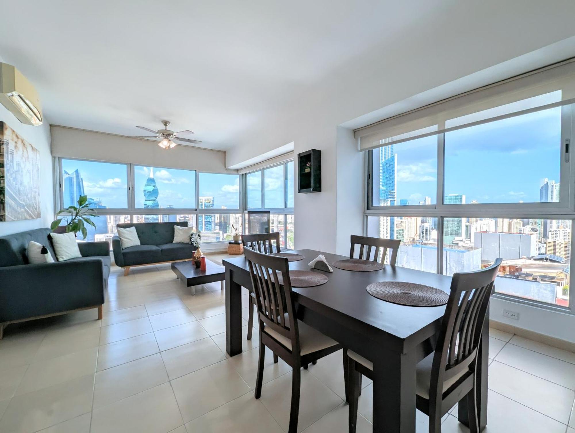 Yc 3602 L Apartamento 2Br En Av Balboa Панама Екстер'єр фото